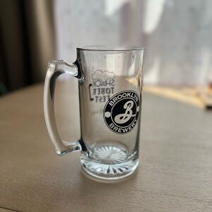 Brooklyn Brewery Glass Beer Mug